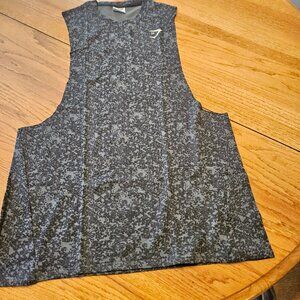 Gymshark Large Tank top Black/grey